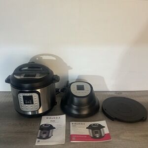 Instapot Duo 60 V5 6 Quart Multi-use pressure cooker 7-in-1 Plus Air Fryer Lid